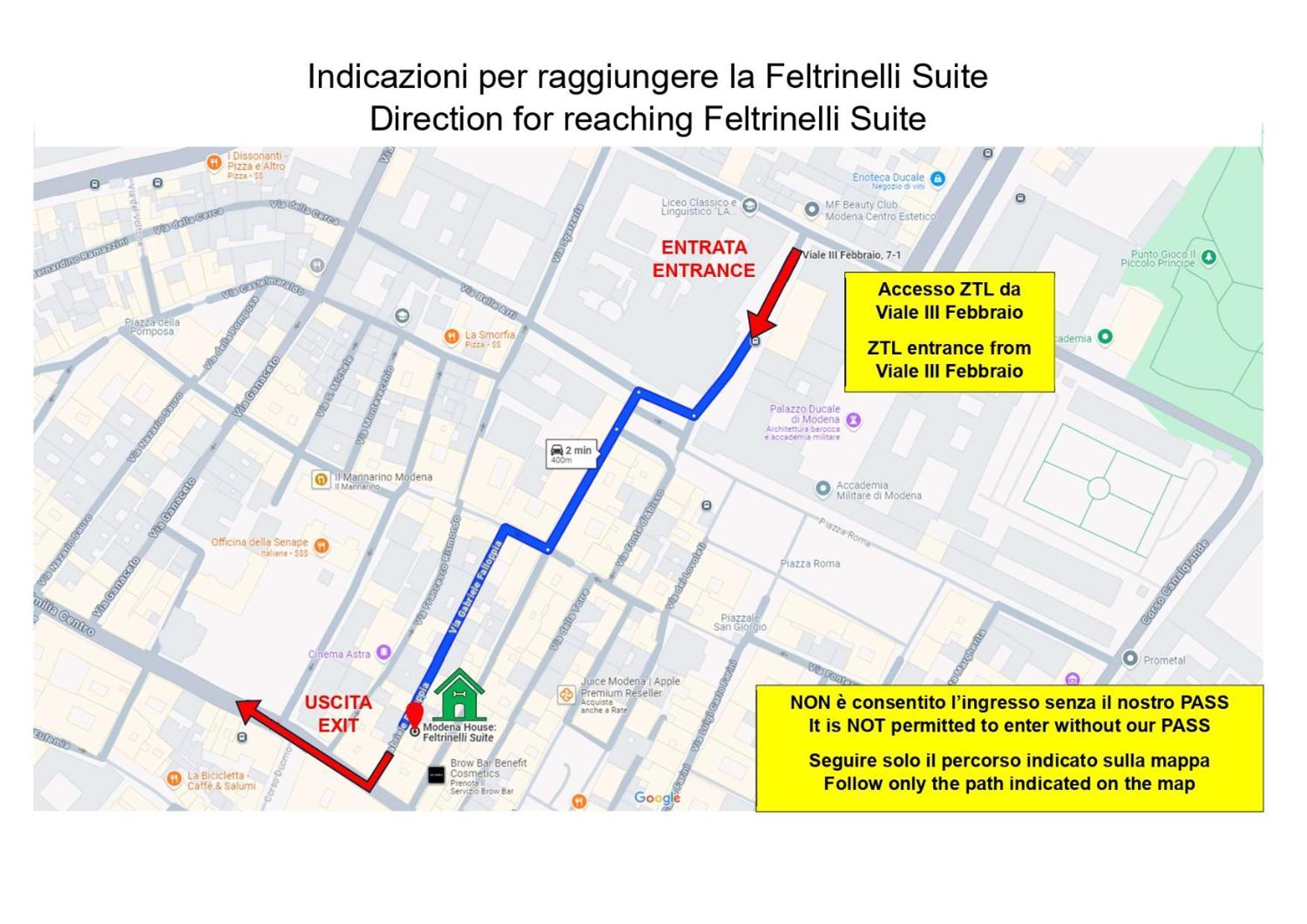 Feltrinelli Suite Modena Bagian luar foto